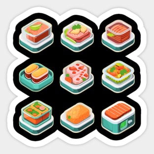 Sus Meats Lunchables Box Lunches Sticker